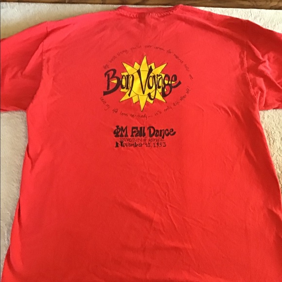 Vintage Phi Mu Uni of GA 1993 Bon Voyage Long Sleeve Size XL - Picture 4 of 5